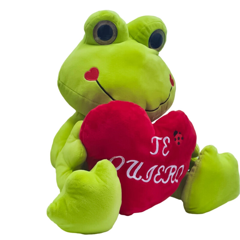 Peluche Rana Phi Phi Toys Con Corazón Te Quiero 35cm Peluche Rana Phi Phi Toys Con Corazón Te Quiero 35cm