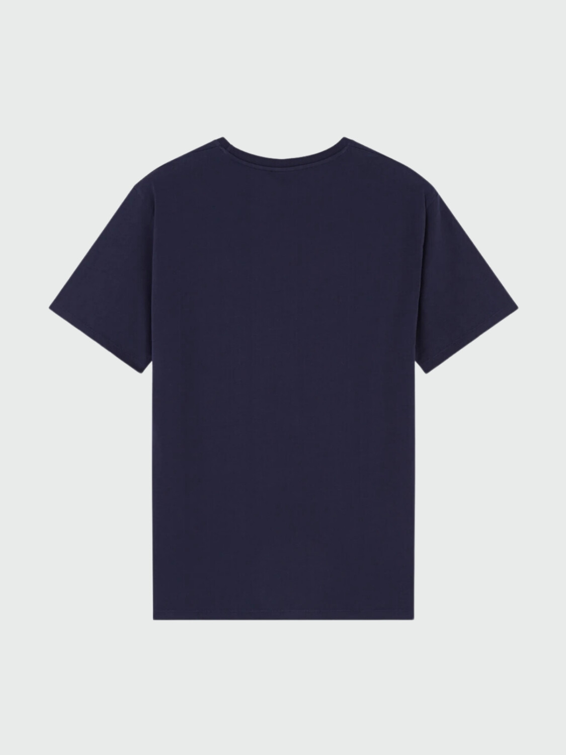 Remera estampada de algodón, Par rec Azul