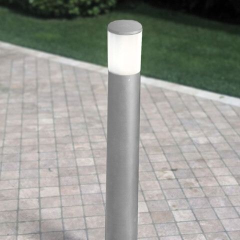 Poste LED gris IP55 E27 cálida inc. 800mm AMELIA FL0632