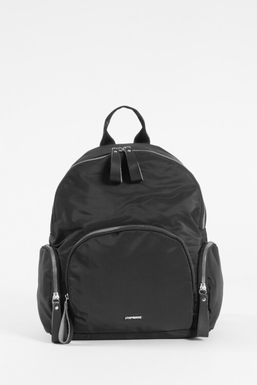 Mochila multi cierres negro