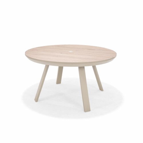 Mesa redonda de Patio Diámetro 141cm - Urbanite Beige