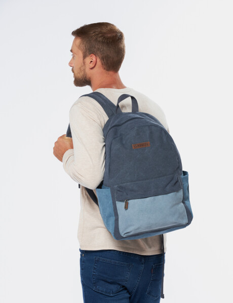 MOCHILA DE LONA Azul