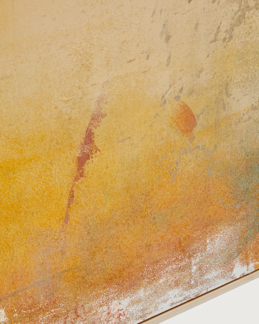Cuadro abstracto Selnar amarillo 200 x 120 cm