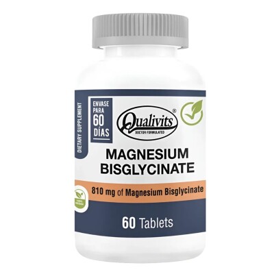 Bisglicinato De Magnesio Qualivits 60 Tabletas Bisglicinato De Magnesio Qualivits 60 Tabletas