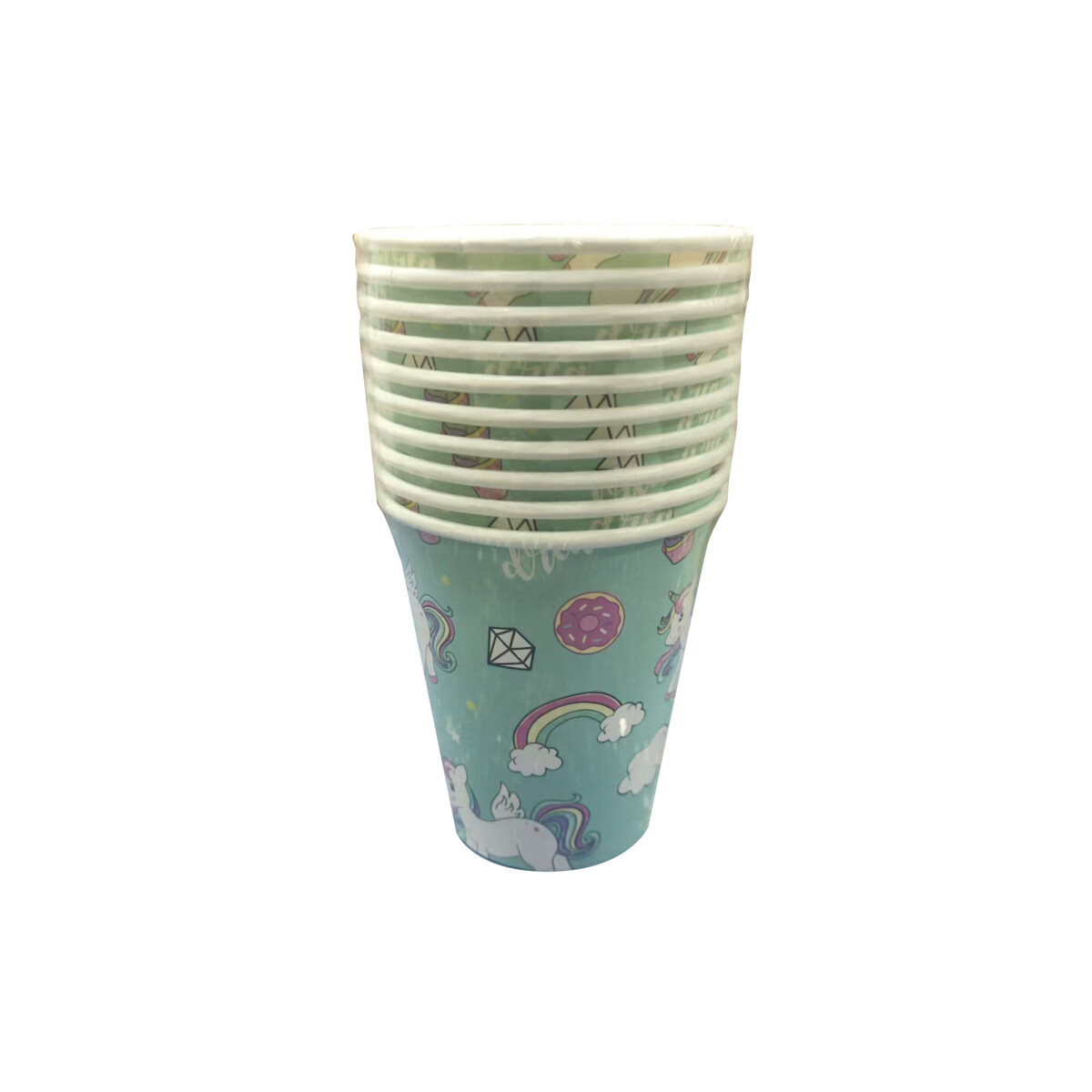 JUEGO DE VASOS DE PAPEL PARA FIESTAS 
