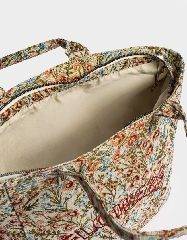 Shopper Carteras De Mano - Estampado Flores
