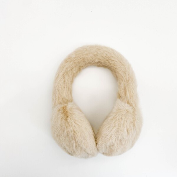 Orejeras plush beige