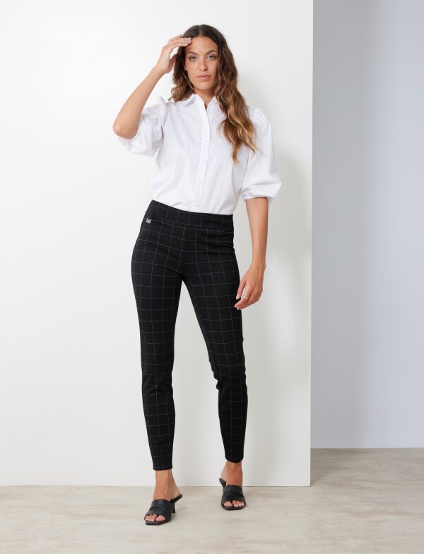 Pantalon Cuadros NEGRO/BLANCO