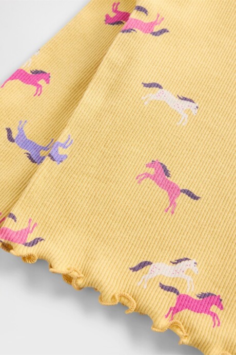 Remera Rib Toddler Niña French Almond