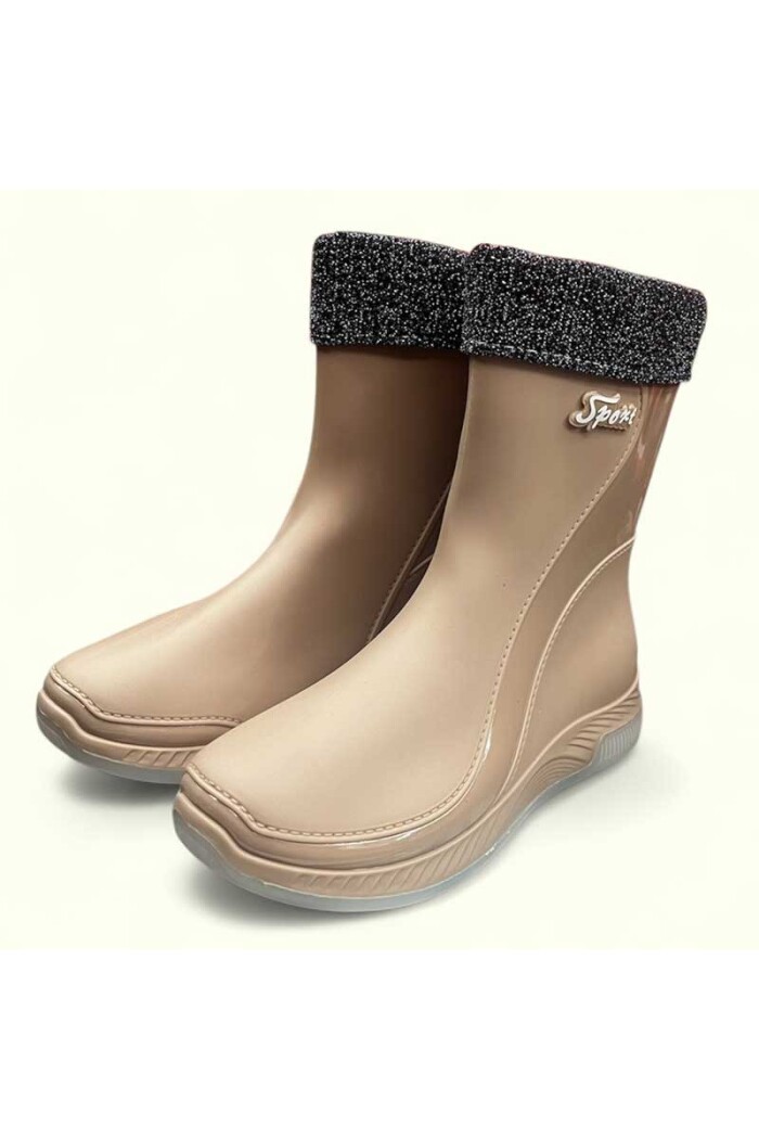 BOTA DE LLUVIA ADULTO SPORT CON FORRO DESMONTABLE Beige