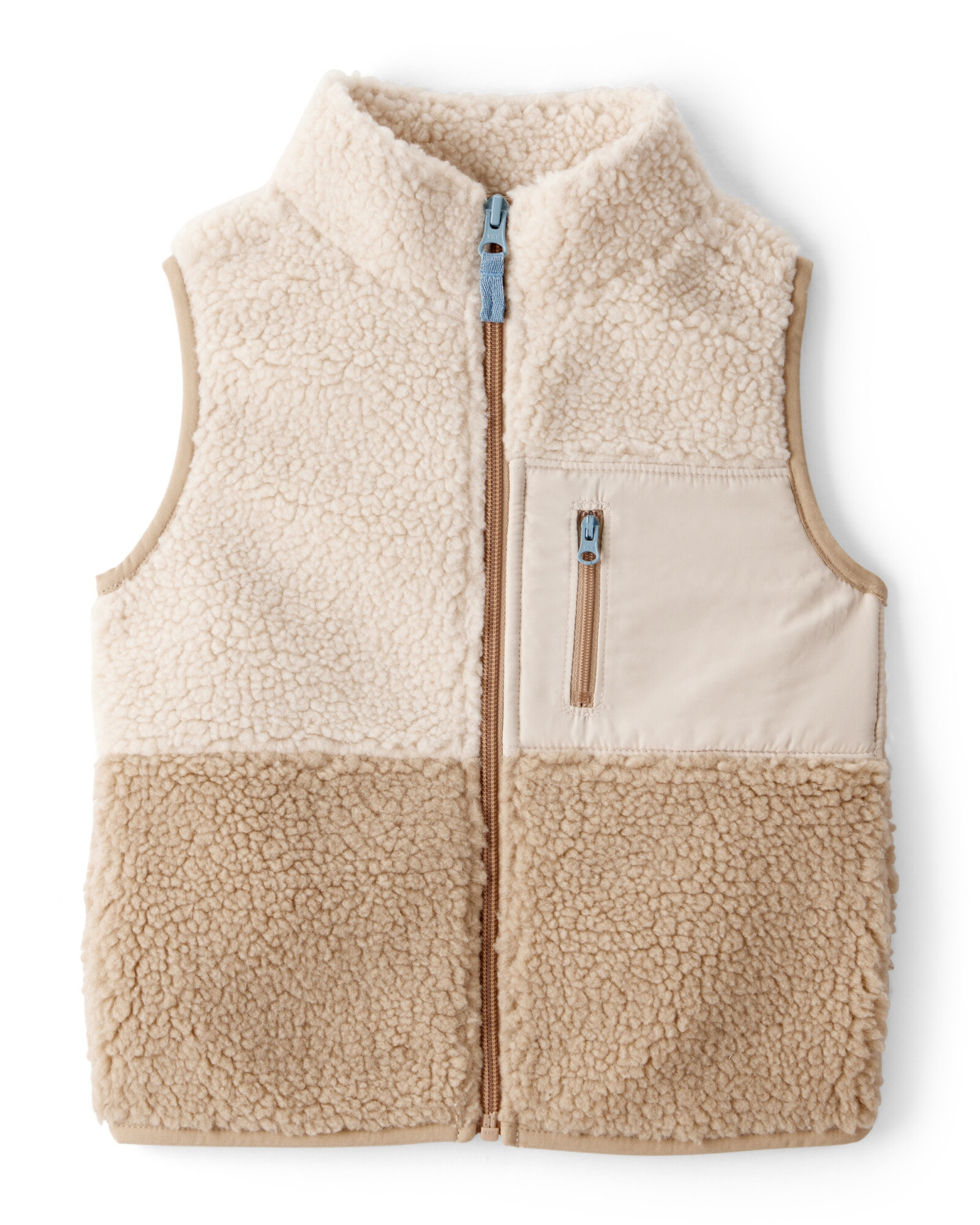 Chaleco de sherpa, beige Chaleco de sherpa, beige