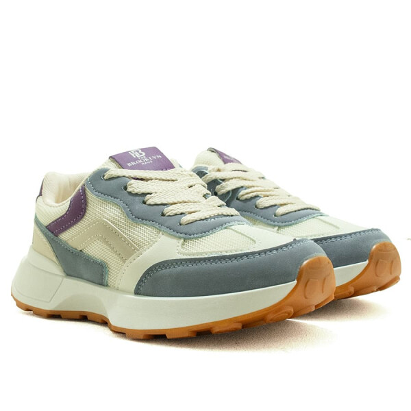 Championes The Brooklyn Haus Drammen de Niños Beige-azul