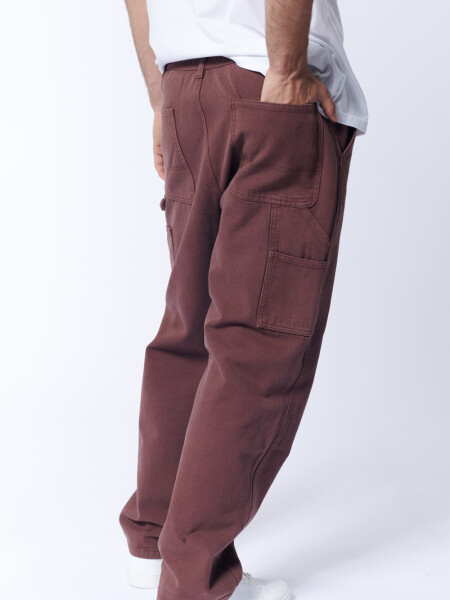 Pantalón carpintero Marrón