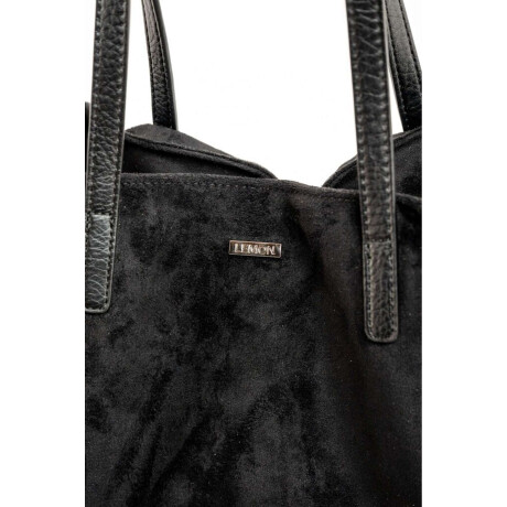 Travel Bag Gamuza Vegana Negro