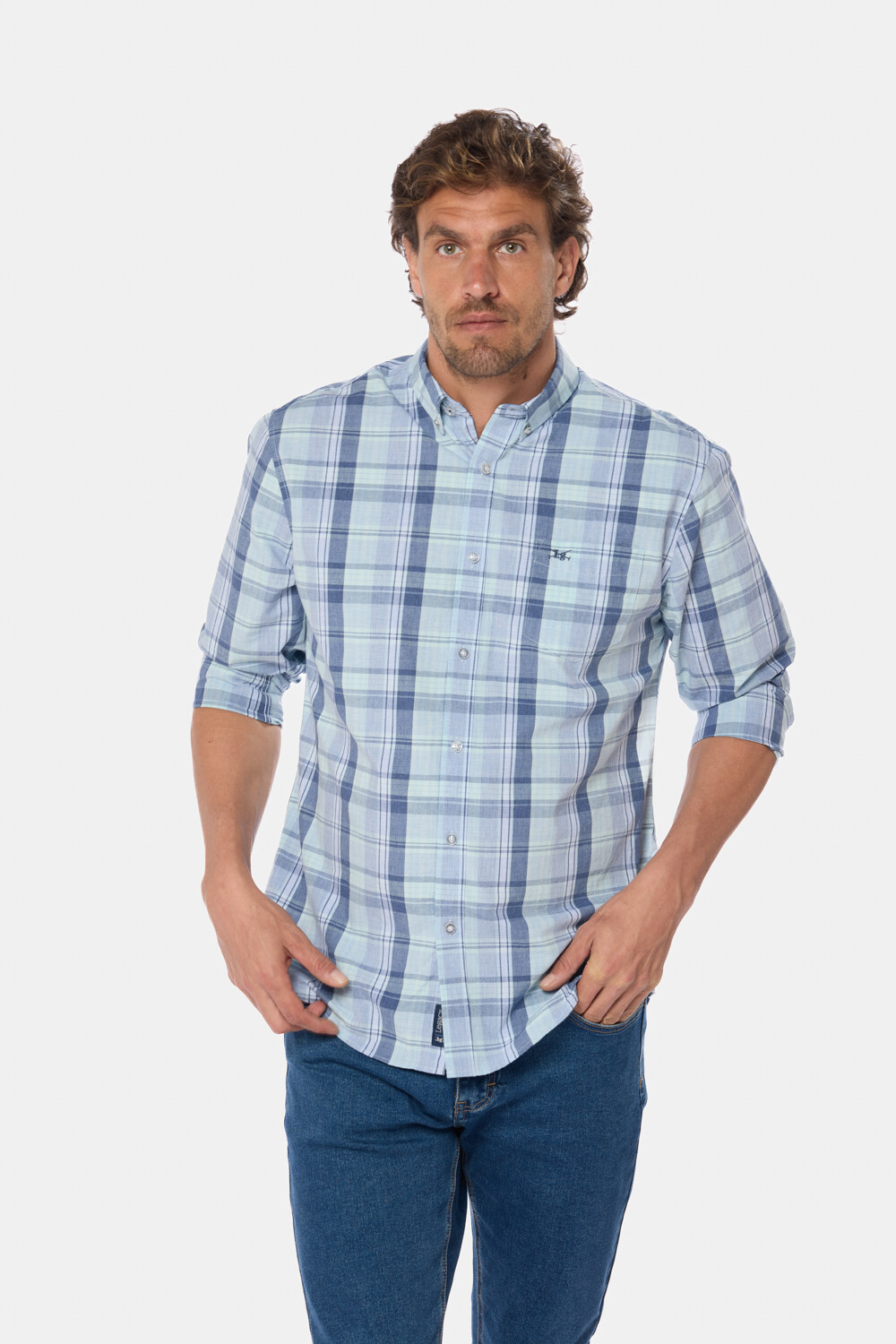 CAMISA A CUADROS Verde