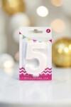 Vela grande glitter n # 5 blanco Vela grande glitter n # 5 blanco