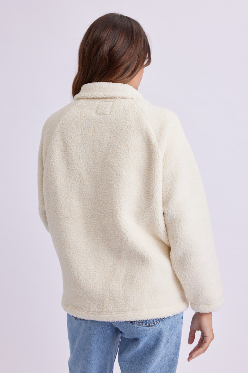 Campera Sherpa Crudo