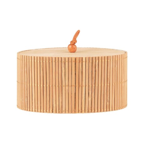 CAJA ORG OVAL BAMBÚ BAMBU NATURAL-BEIGE 1272