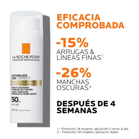 Protector Solar La Roche-Posay Anthelios Age Correct SPF50 50ml Protector Solar La Roche-Posay Anthelios Age Correct SPF50 50ml