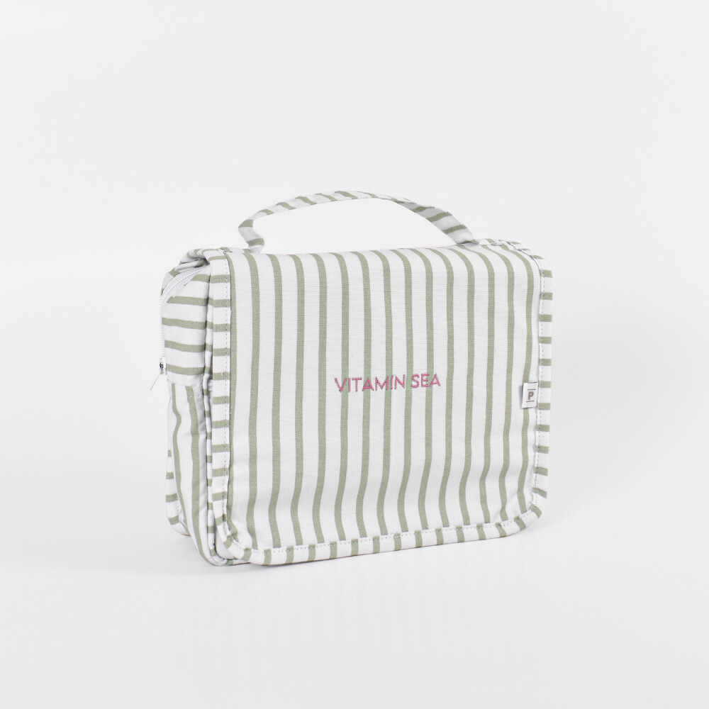 Necessaire Allegro Verano Rayas Verde