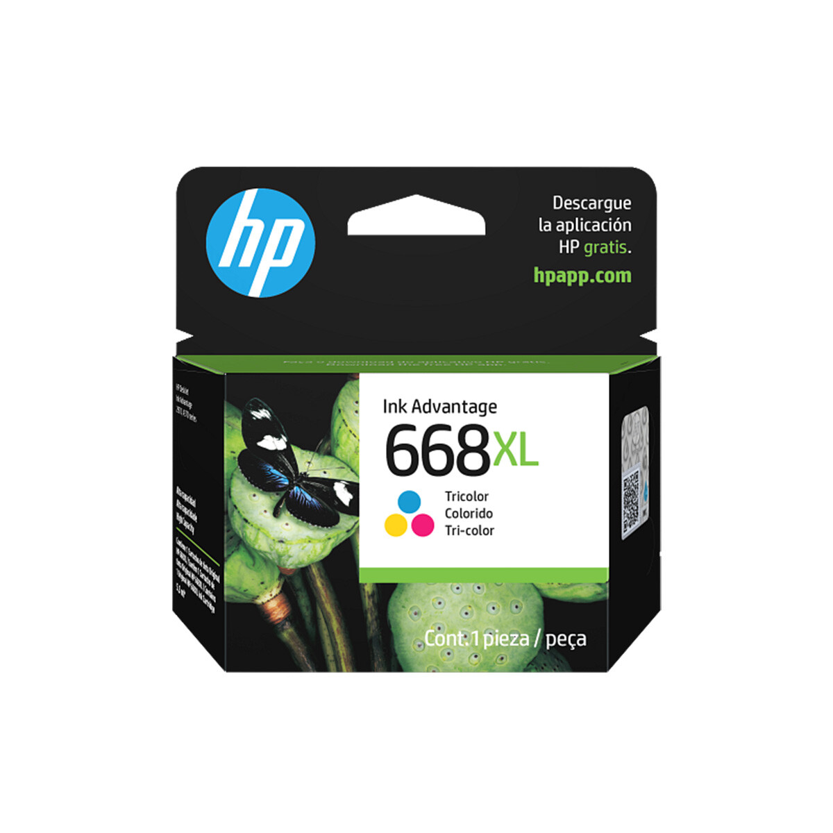 Cartucho HP 668 XL Deskjet 7FP38VL Tricolor 