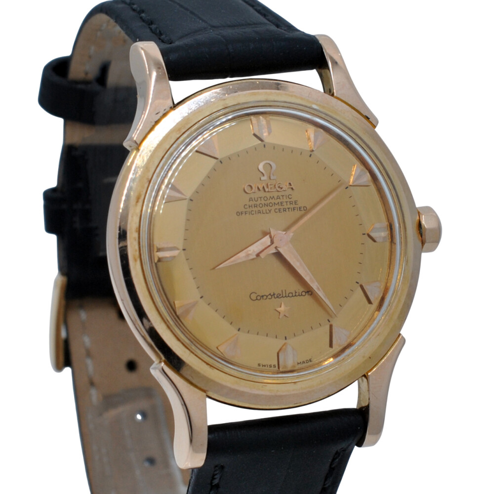 Omega Constellation oro 18k rosa 2852/2853 SC caja 35 mm dial Piepan hebilla original oro 18k Omega Constellation oro 18k rosa 2852/2853 SC caja 35 mm dial Piepan hebilla original oro 18k