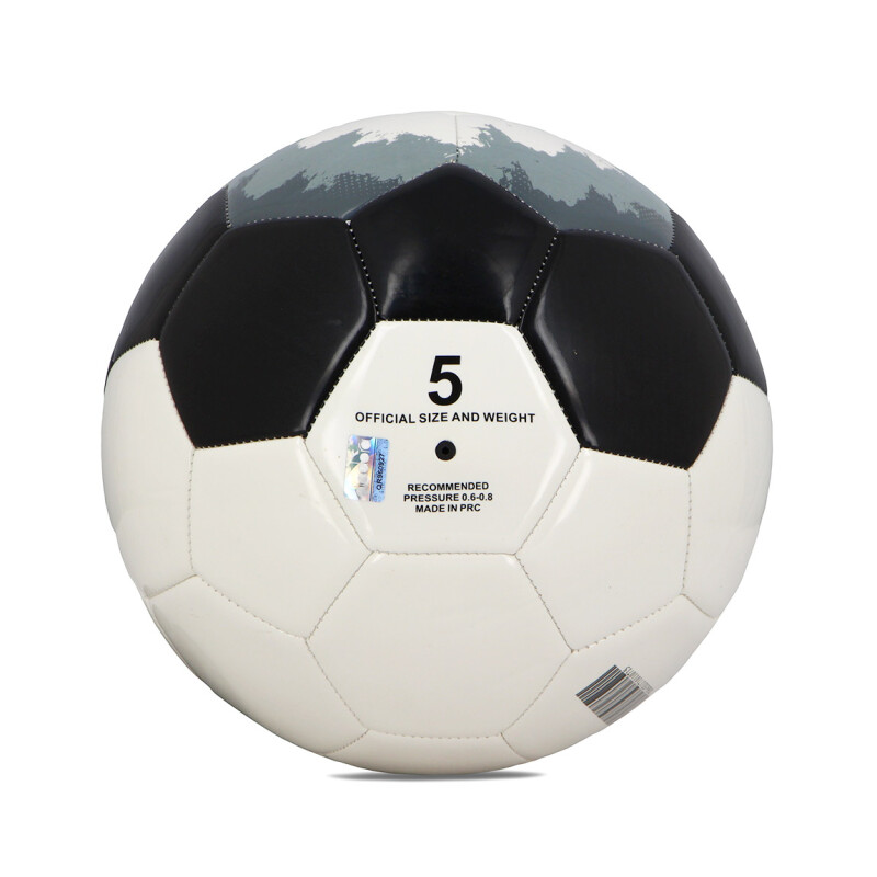 Diadora Pelota Futbol DOHA II N°5 - Negro/Gris Negro-Gris