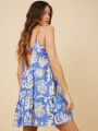 VESTIDO CORTO EDDA RUSTY Azul