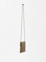 Bolsa Para Móvil De Nylon Color Block caqui