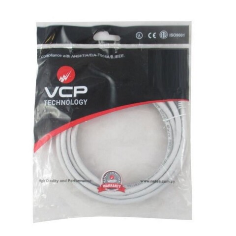PATCH CORD CAT 6 1,5MTS GRIS PATCH CORD CAT 6 1,5MTS GRIS