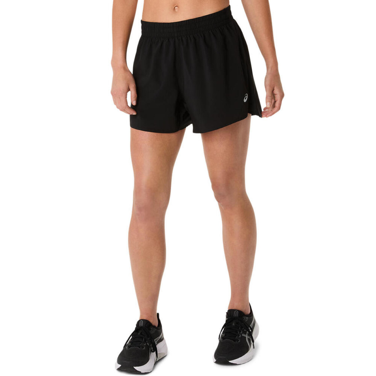 Short Running Silver 4In Mujer - Performance Black 