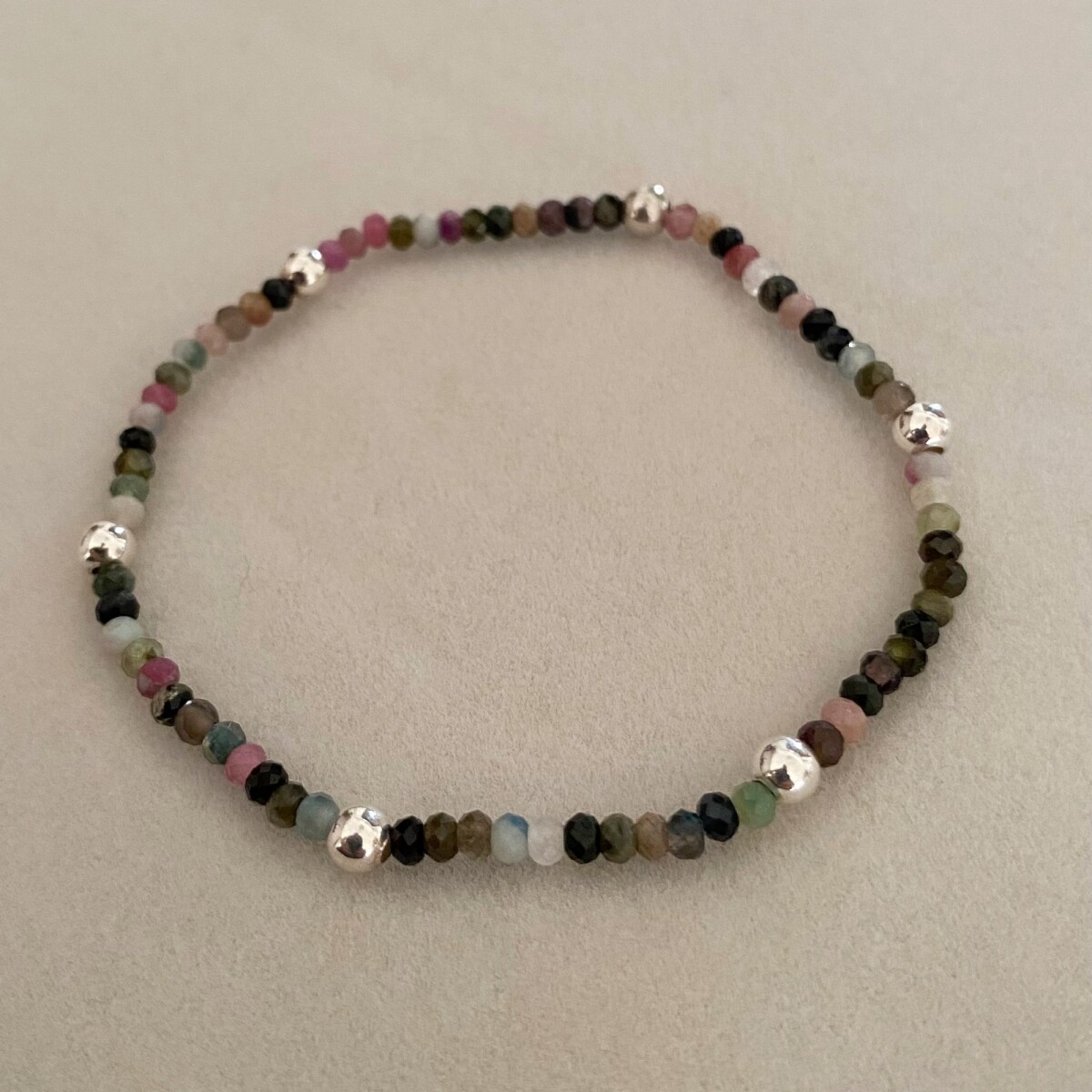 Pulsera ALABAMA en plata 925 y piedras naturales 