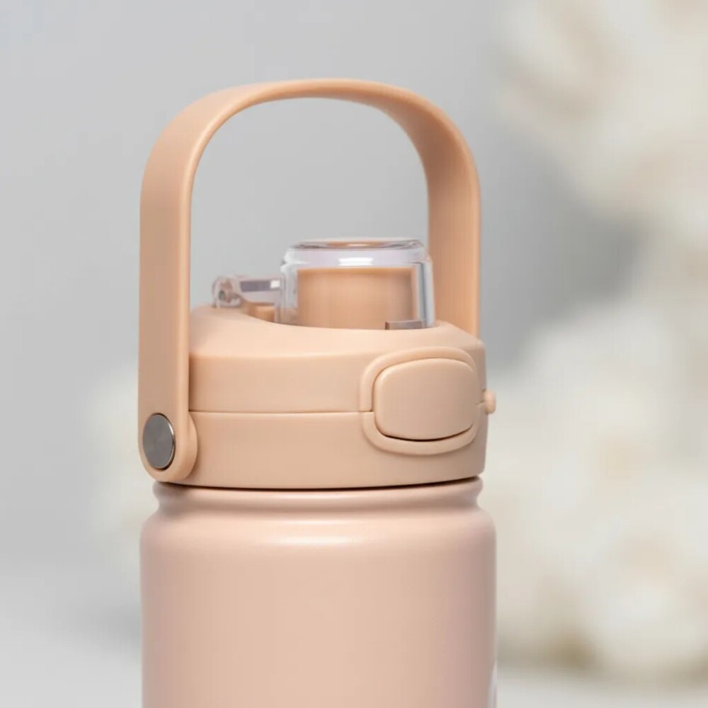 Botella doble pared termico BUBA beige