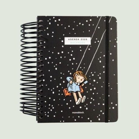 AGENDA MONOBLOCK MACANUDO A5 DIARIA ANILLADA 2026 - ESTRELLAS AGENDA MONOBLOCK MACANUDO A5 DIARIA ANILLADA 2026 - ESTRELLAS