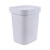 Basurero de Plástico con Relieve 4,5 L BLANCO