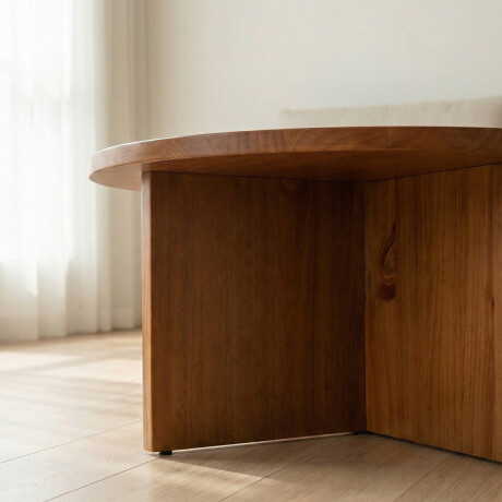 Mesa de Centro Arco - Redonda 0002 (Honey)