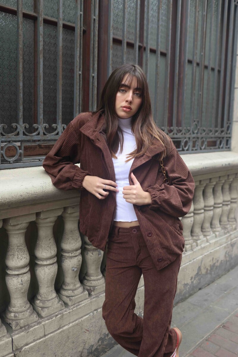CASACA DOLCE - MARRON 