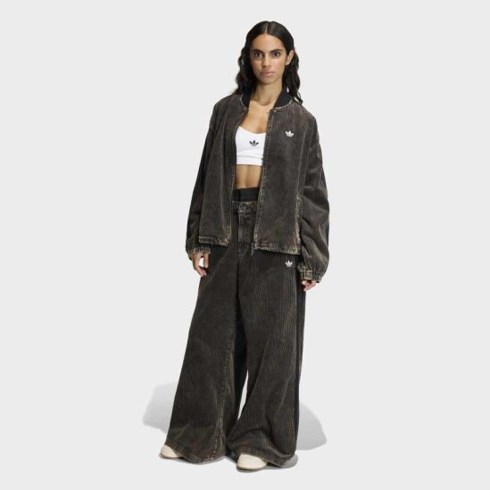 Pantalón Adidas Oversize Corduroy Negro