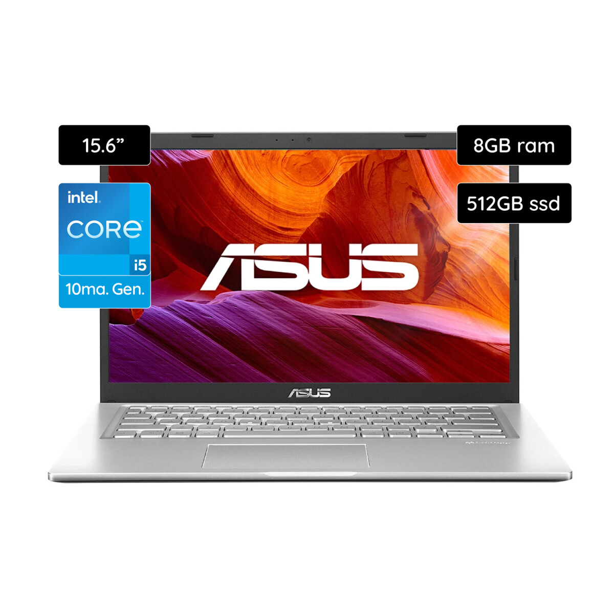 NOTEBOOK ASUS Laptop X515 X515JA-BR3141W CORE I5 8GB/512GB 15.6' - Gris 