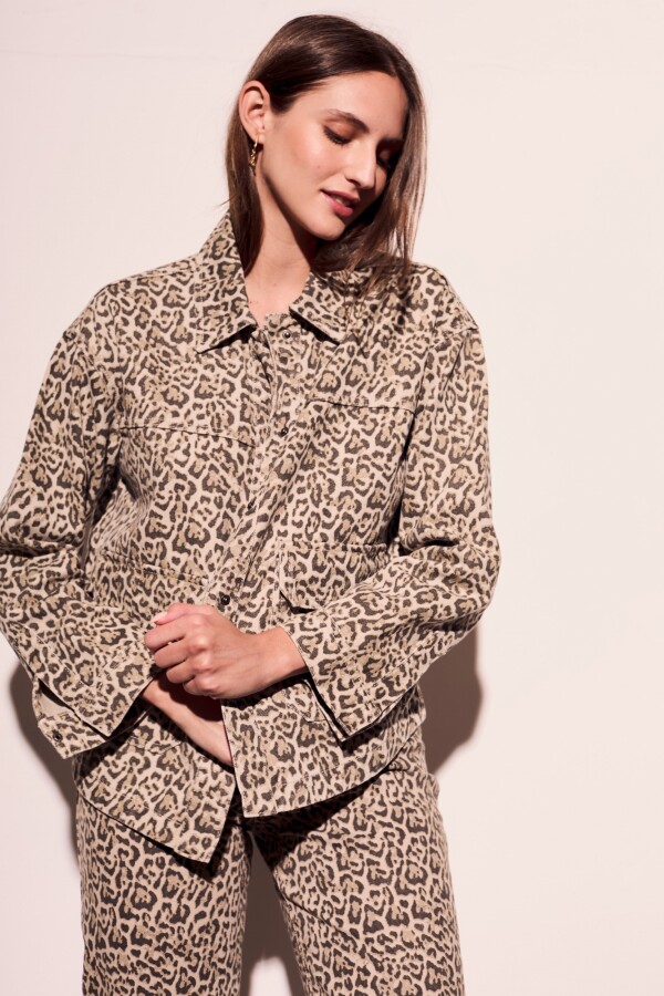 Sobrecamisa Animal Print
