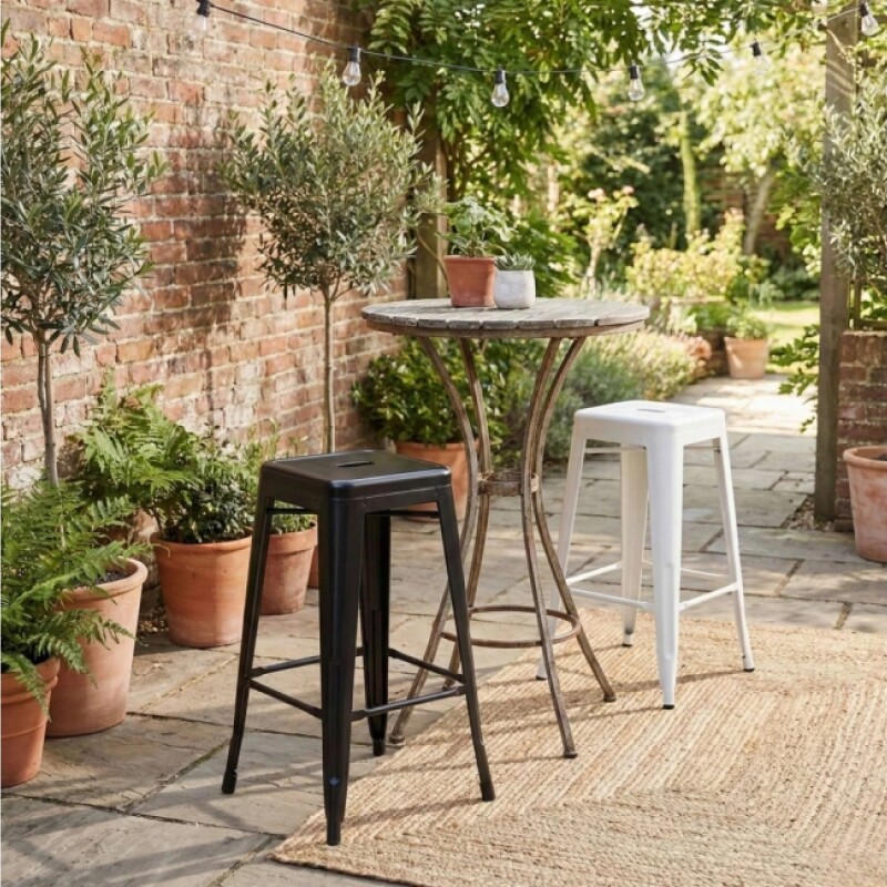 Taburete Tolix Blanco Taburete Tolix Blanco