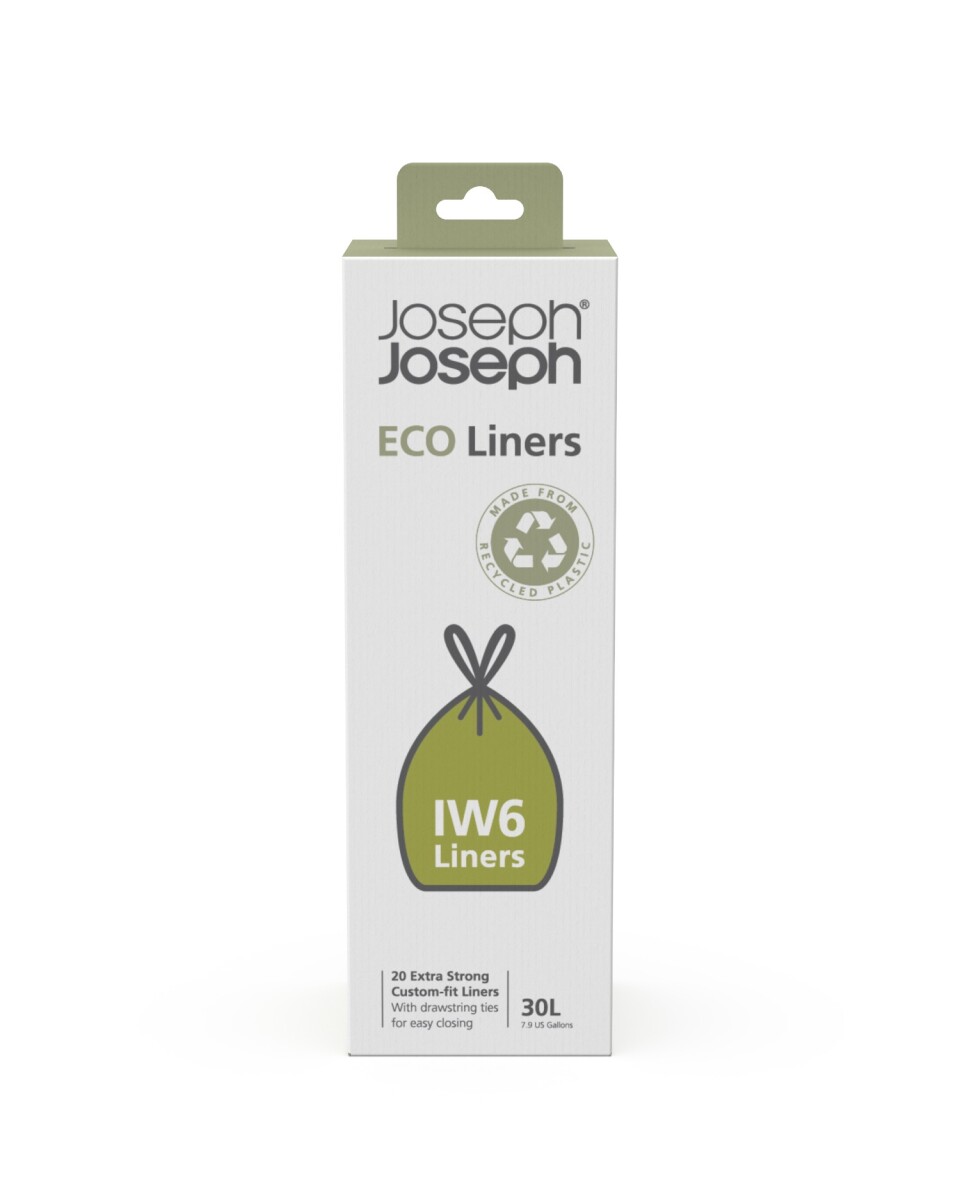 Bolsas de Basura Joseph Joseph IW6 Eco Liners 30L x 20 Unidades 