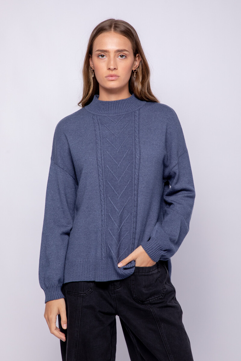 POLERA ILARIA Azul Marino