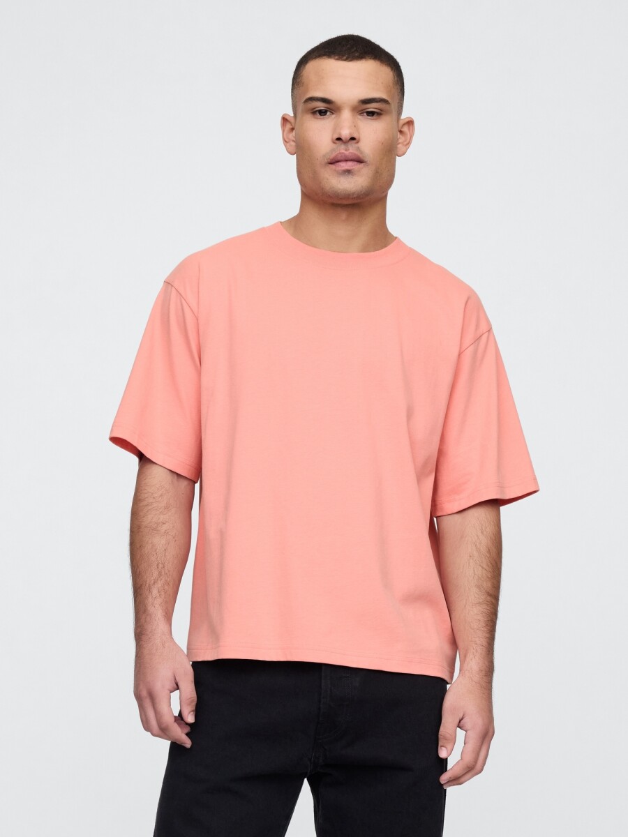 Remera Vintage Soft Boxy Hombre - Tea Rose 