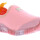 Deportivo de tela sin cordones rosa/amarelo
