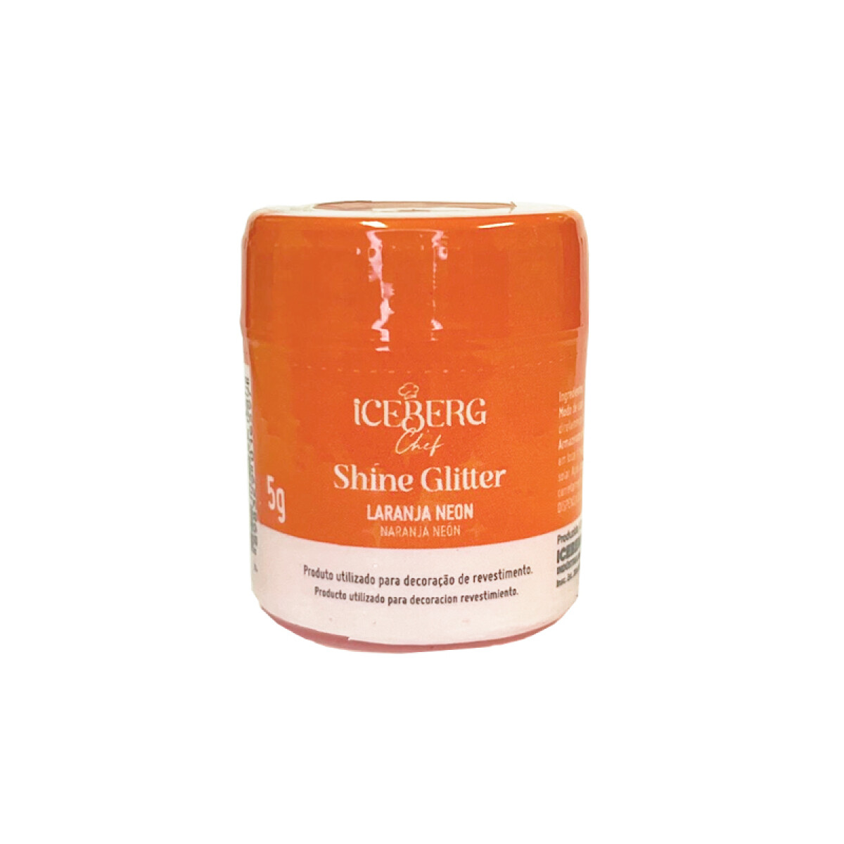 Glitter Glow Naranja Neón 5g 