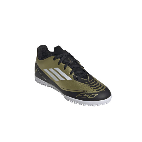 adidas F50 CLUB TF J MESSI Gold Metallic / Cloud White / Core Black