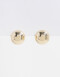 Aros Pasantes Metal Aros Circulares Chunky - Dorado