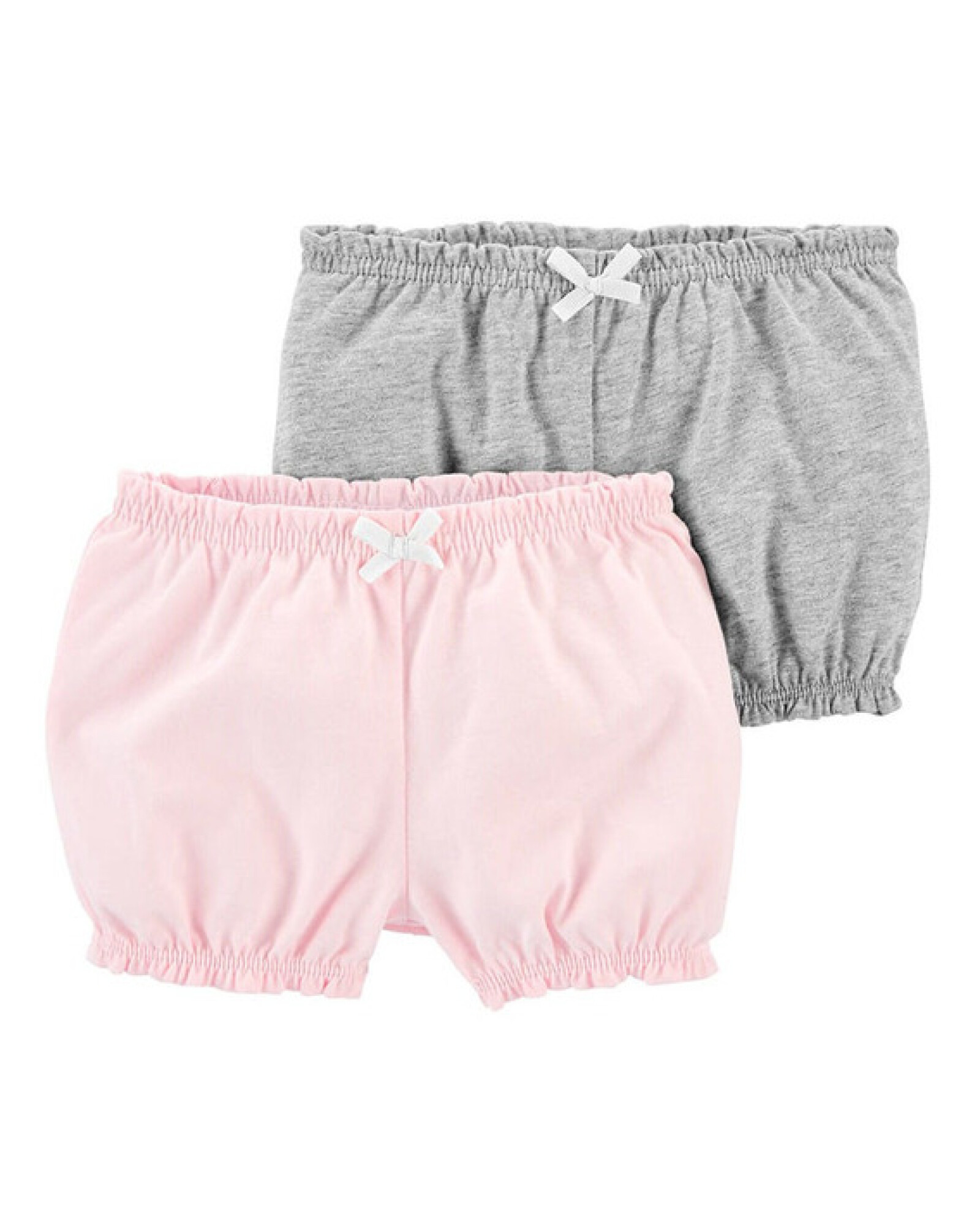 Pack dos shorts de algodón, tipo burbuja Pack dos shorts de algodón, tipo burbuja