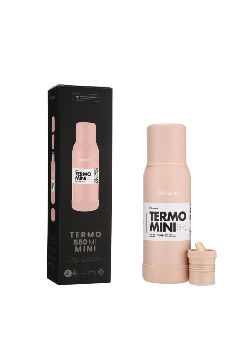 TERRANO TERMO MINI PREMIUM 500ML ROSA